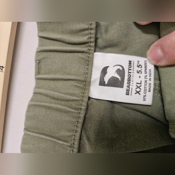 Bearbottom/ Olive Green Women's Shorts XXL 5.5" - Picture 6 of 6